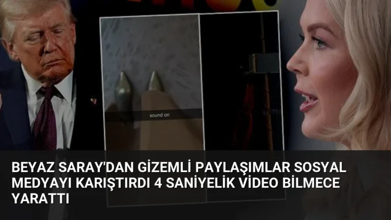 Beyaz Saray’dan Gizemli Paylaşımlar Sosyal Medyayı Karıştırdı 4 Saniyelik Video Bilmece Yarattı