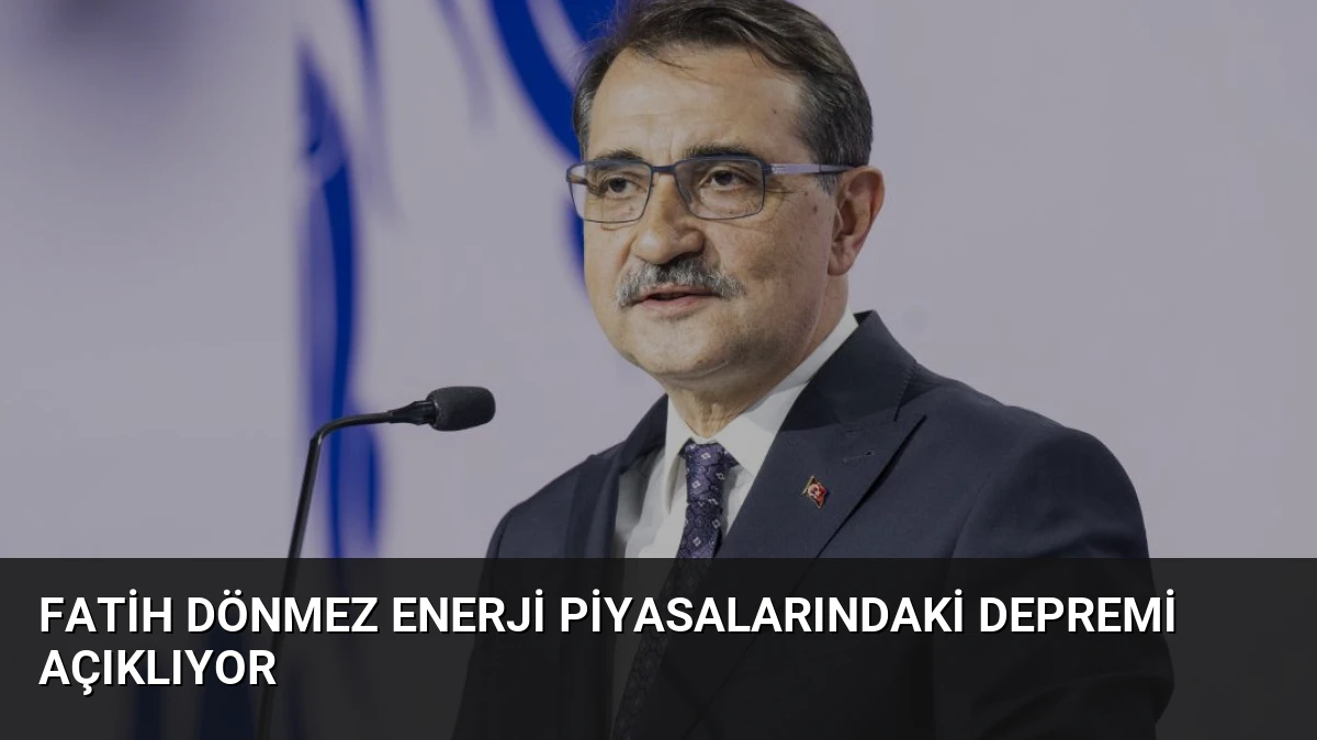 Fatih Dönmez Enerji Piyasalarındaki Depremi Açıklıyor