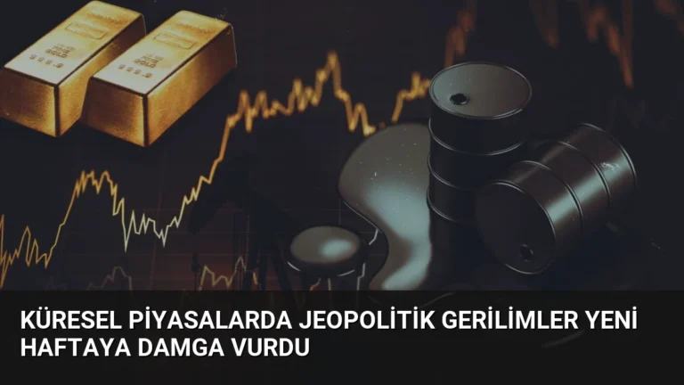 Küresel Piyasalarda Jeopolitik Gerilimler Yeni Haftaya Damga Vurdu