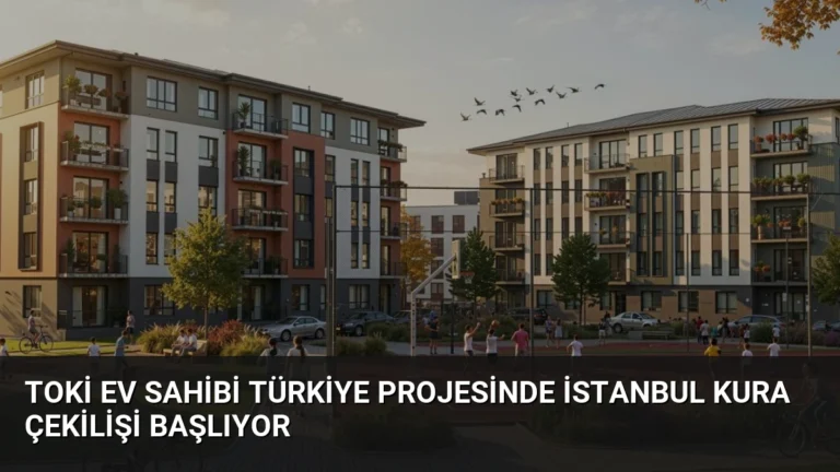 TOKİ Ev Sahibi Türkiye Projesinde İstanbul Kura Çekilişi Başlıyor