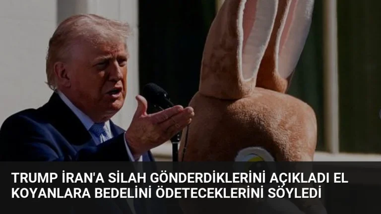 Trump İran’a Silah Gönderdiklerini Açıkladı El Koyanlara Bedelini Ödeteceklerini Söyledi