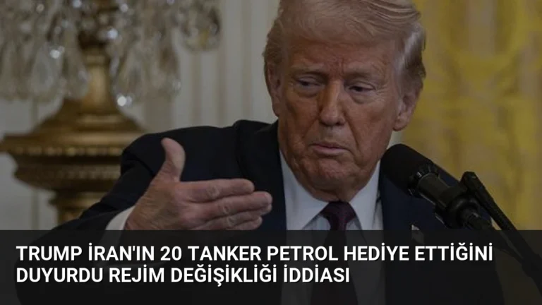 Trump İran’ın 20 Tanker Petrol Hediye Ettiğini Duyurdu Rejim Değişikliği İddiası