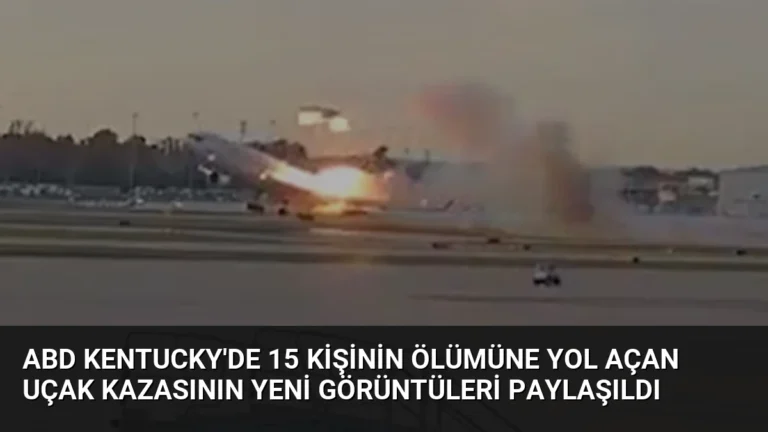 ABD Kentucky’de 15 Kişinin Ölümüne Yol Açan Uçak Kazasının Yeni Görüntüleri Paylaşıldı