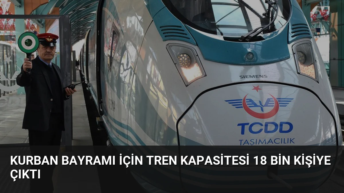 Kurban Bayramı İçin Tren Kapasitesi 18 Bin Kişiye Çıktı