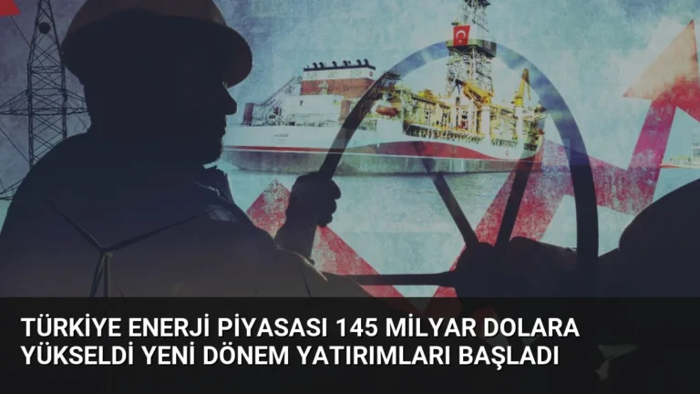 Türkiye Enerji Piyasası 145 Milyar Dolara Yükseldi Yeni Dönem Yatırımları Başladı