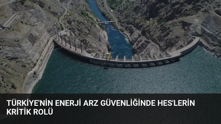 Türkiye’nin Enerji Arz Güvenliğinde HES’lerin Kritik Rolü