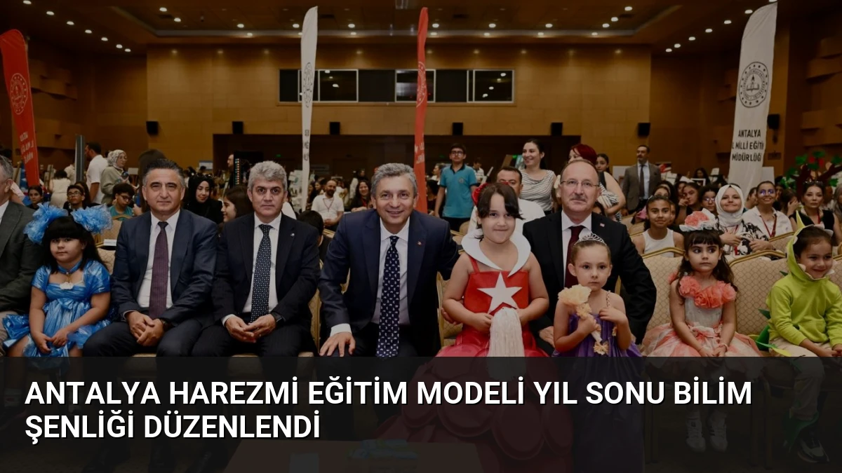 Antalya Harezmi Eğitim Modeli Yıl Sonu Bilim Şenliği Düzenlendi