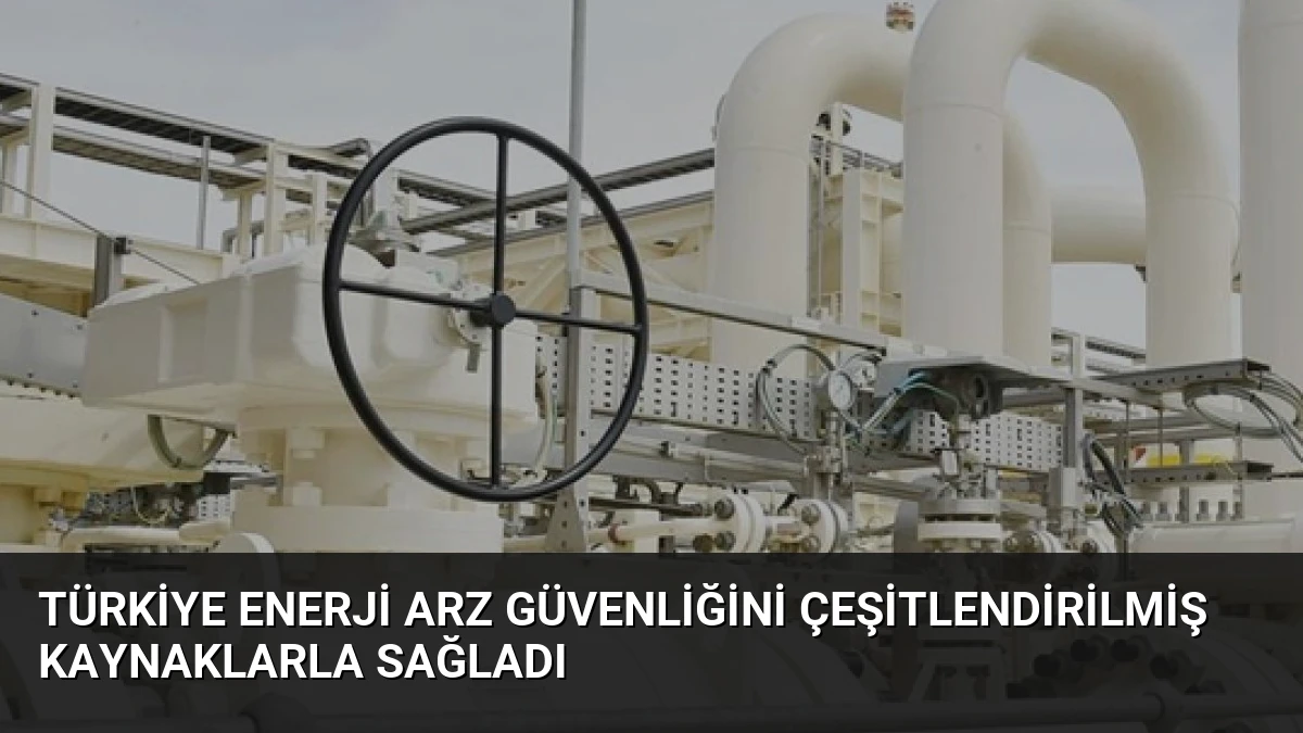 Türkiye Enerji Arz Güvenliğini Çeşitlendirilmiş Kaynaklarla Sağladı