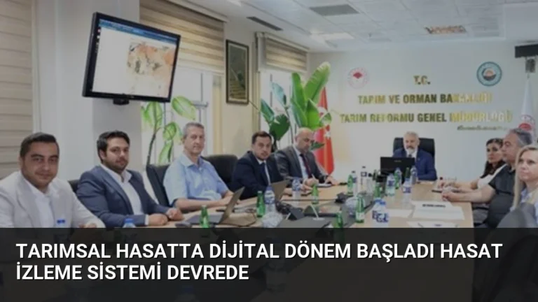 Tarımsal Hasatta Dijital Dönem Başladı Hasat İzleme Sistemi Devrede