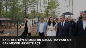 Aksu Belediyesi Modern Sokak Hayvanları Bakımevini Hizmete Açtı