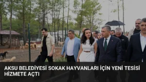 Aksu Belediyesi Sokak Hayvanları İçin Yeni Tesisi Hizmete Açtı
