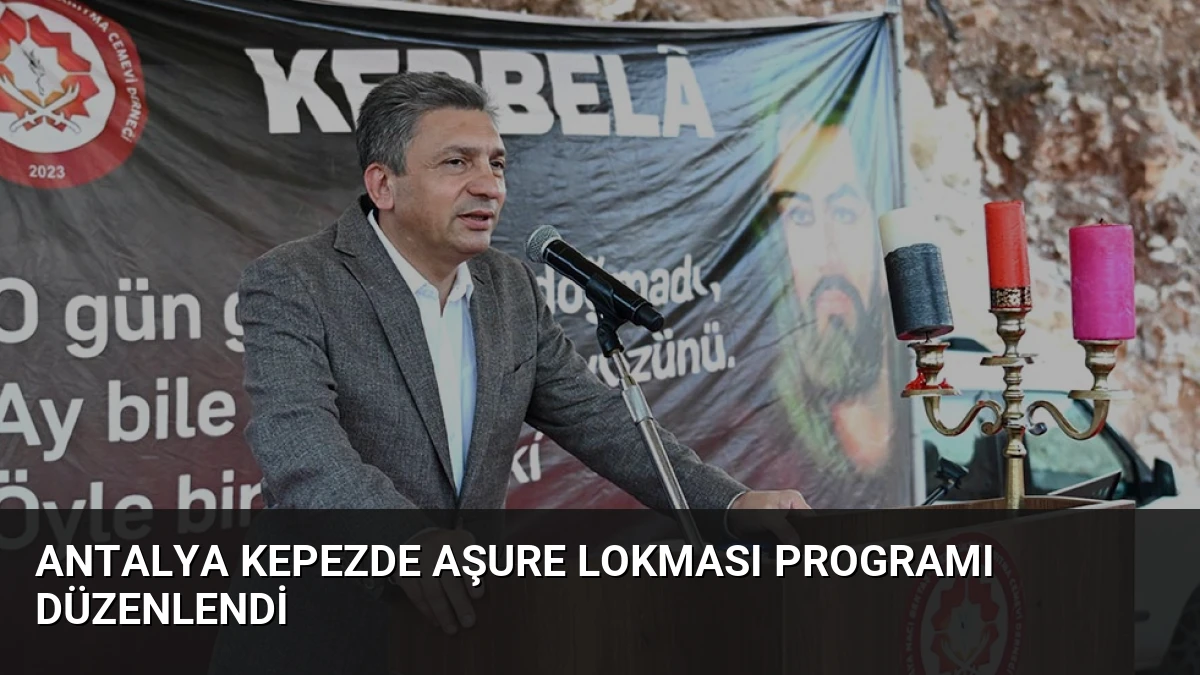 Antalya Kepezde Aşure Lokması Programı Düzenlendi