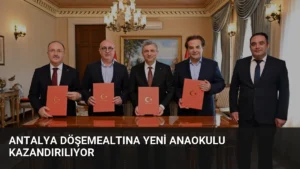 Antalya Döşemealtına Yeni Anaokulu Kazandırılıyor