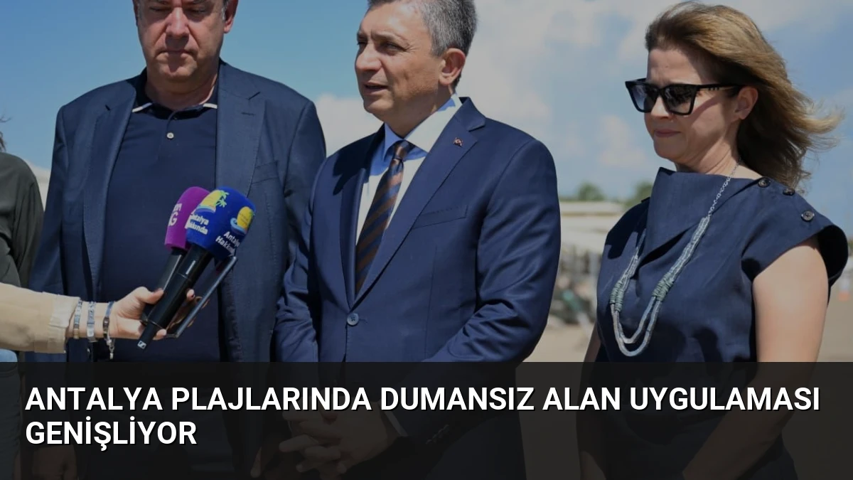 Antalya Plajlarında Dumansız Alan Uygulaması Genişliyor