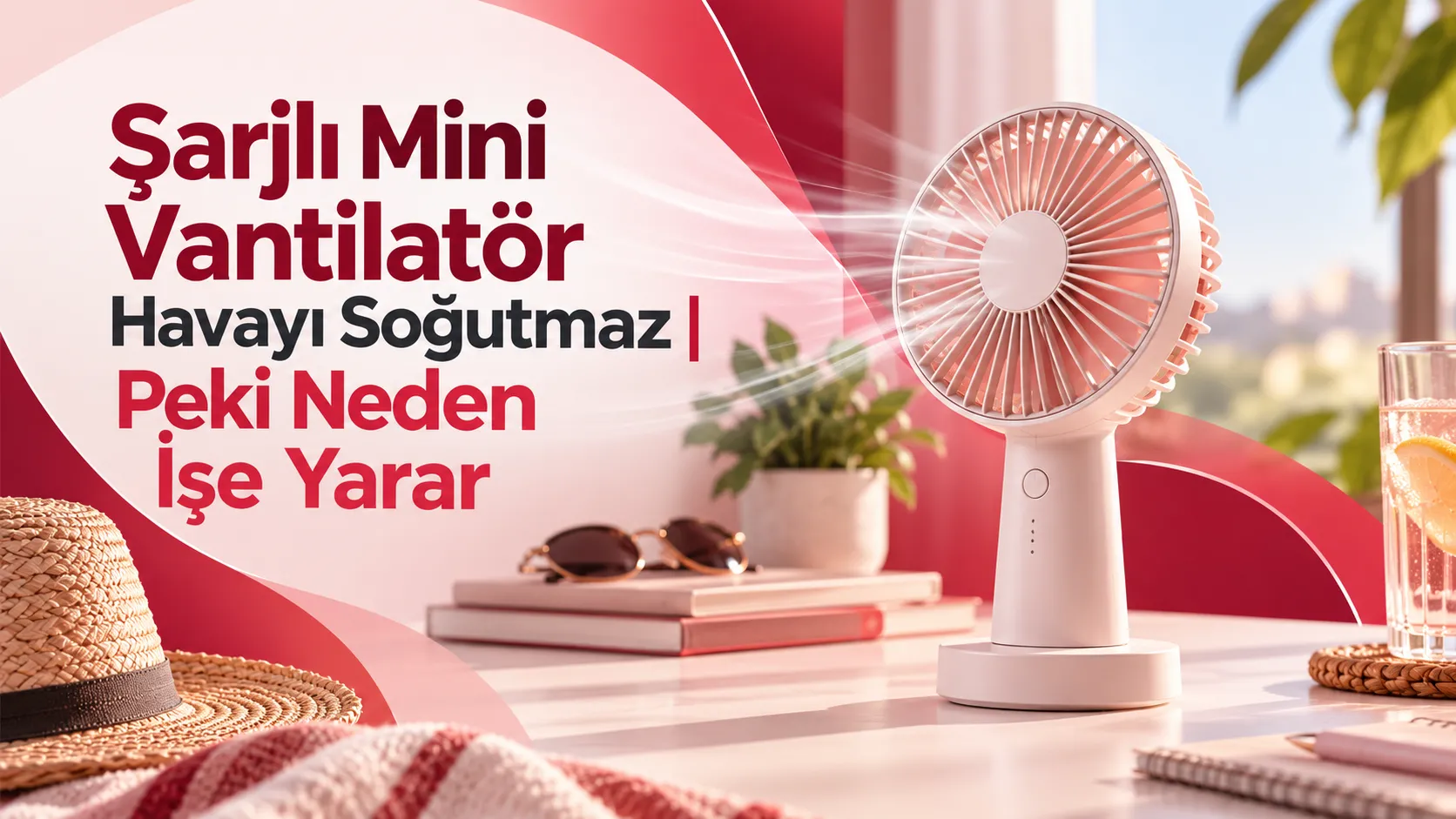 Şarjlı Mini Vantilatör Havayı Soğutmaz | Peki Neden İşe Yarar