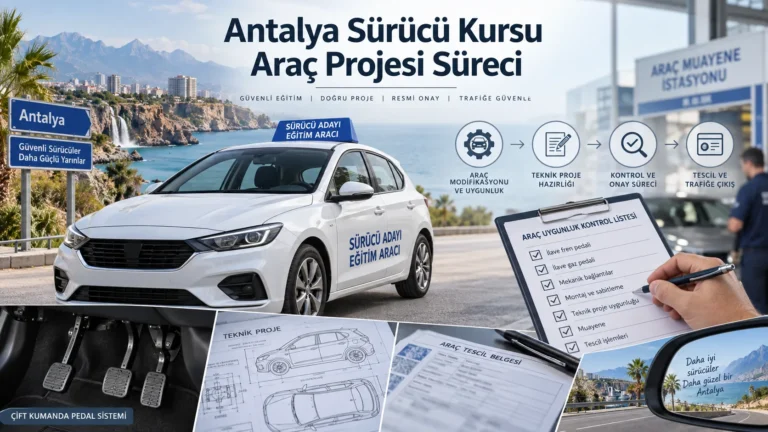Antalya Sürücü Kursu Araç Projesi Süreci