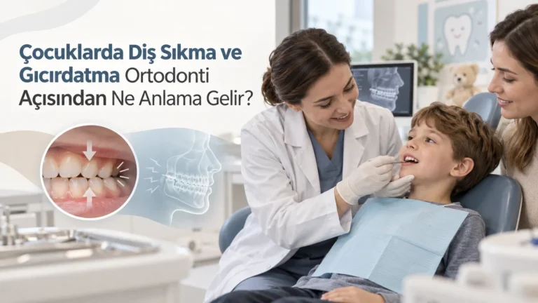 Çocuklarda Diş Sıkma ve Gıcırdatma Ortodonti Açısından Ne Anlama Gelir?
