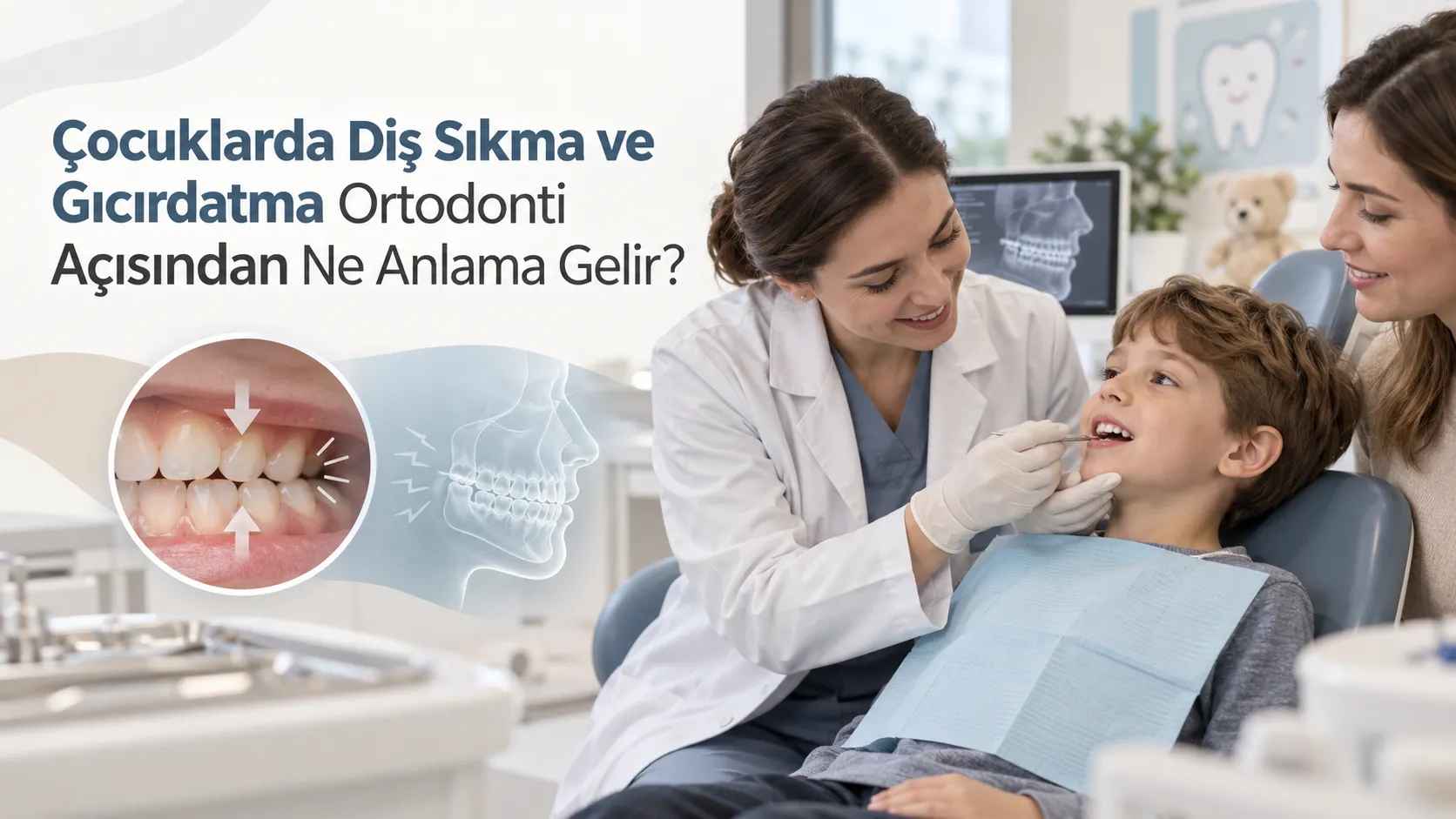 Çocuklarda Diş Sıkma ve Gıcırdatma Ortodonti Açısından Ne Anlama Gelir?