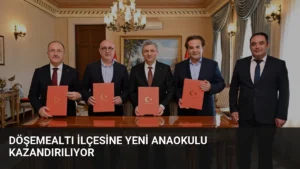 Döşemealtı İlçesine Yeni Anaokulu Kazandırılıyor