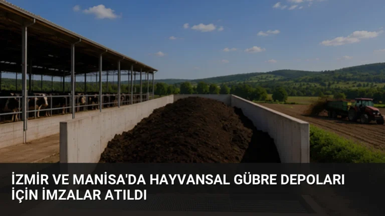 İzmir ve Manisa’da Hayvansal Gübre Depoları İçin İmzalar Atıldı