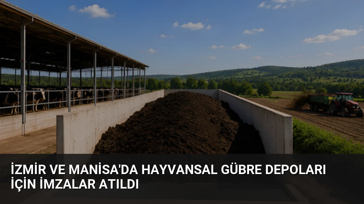İzmir ve Manisa’da Hayvansal Gübre Depoları İçin İmzalar Atıldı