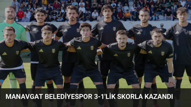Manavgat Belediyespor 3-1’lik Skorla Kazandı